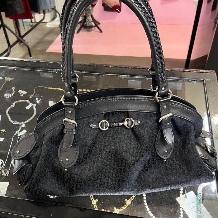 Christian Dior black shoulder bag