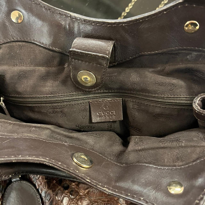 Gucci alligator sukey bag