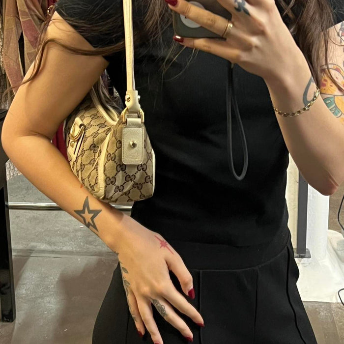 Gucci abbey shoulder bag in cream