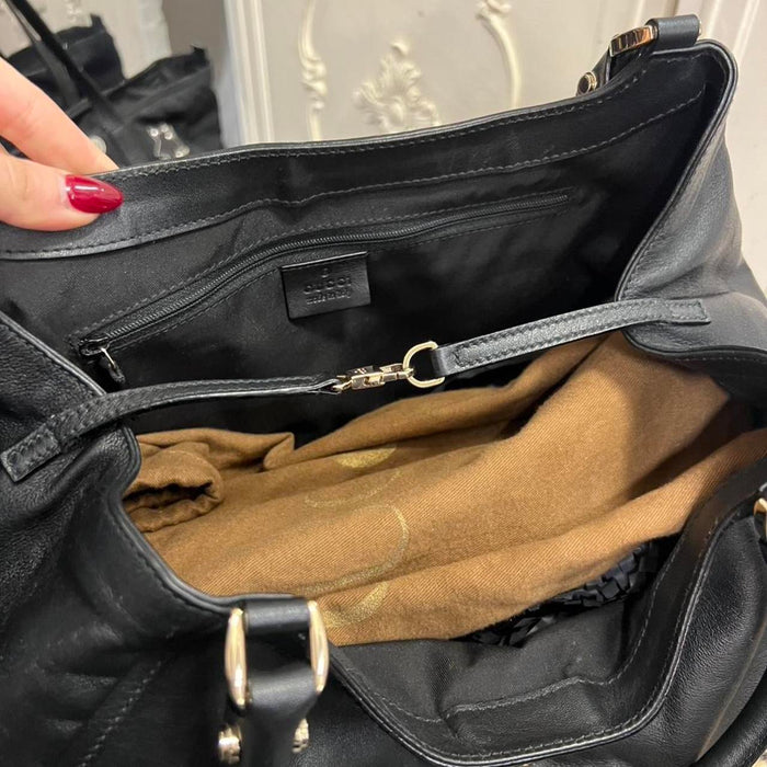 Gucci abbey black shoulder bag