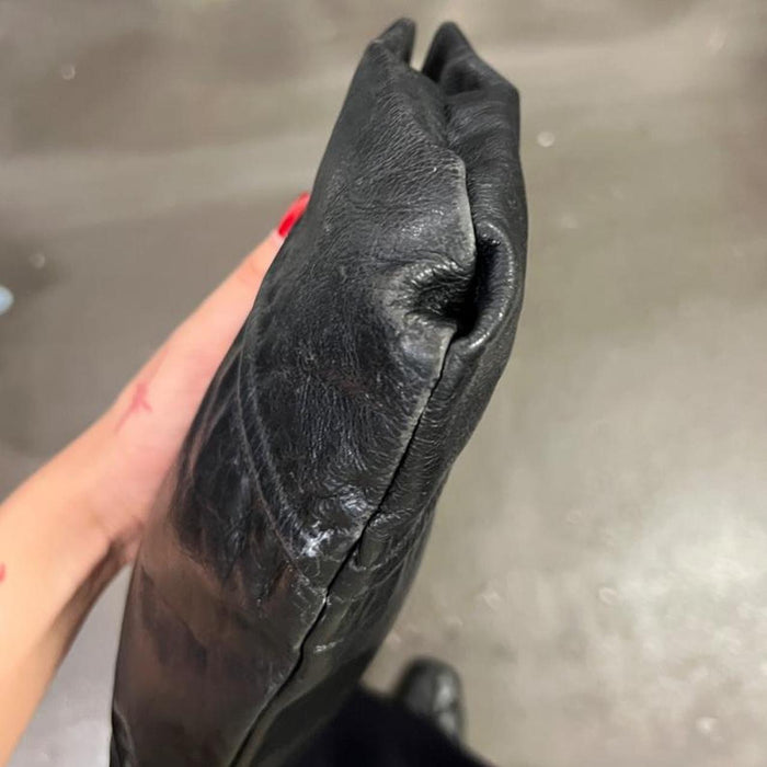 Miu Miu black leather shoulder bag