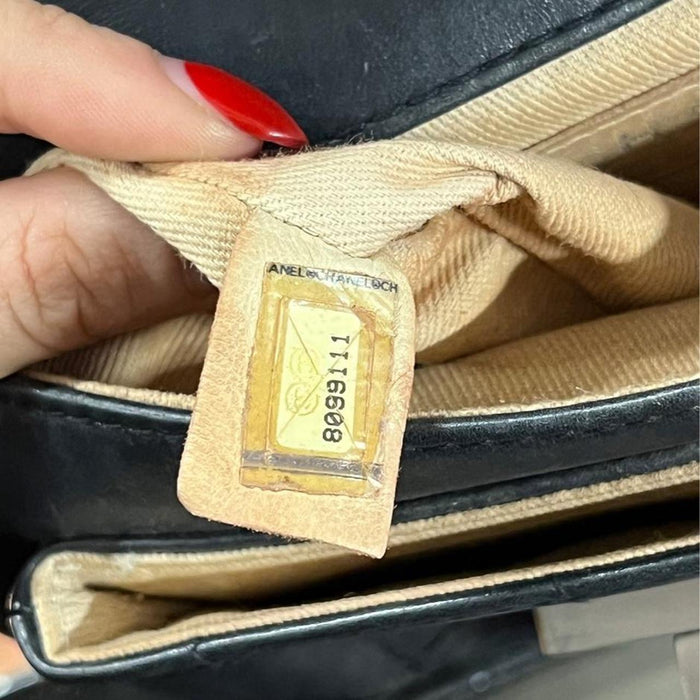 Chanel Mademoiselle charcoal navy calfskin 2.55 bag