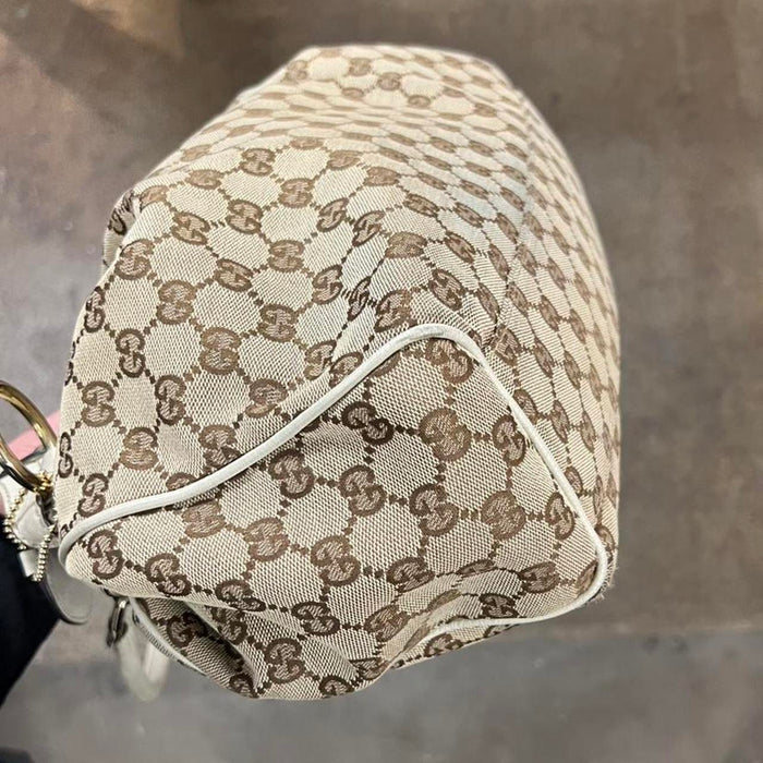 Gucci sukey cream bag