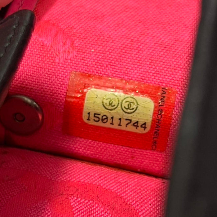 Chanel black cambon 6 key holder