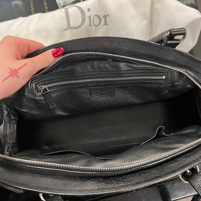 Christian Dior black shoulder bag