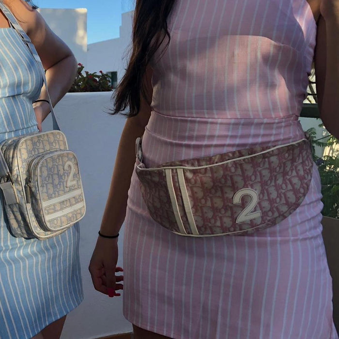 Dior vintage pink waist bag