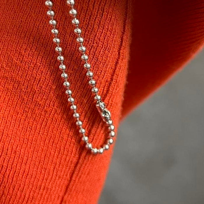 Vivienne Westwood ‘too fast to live too young to die’ dog tag chain