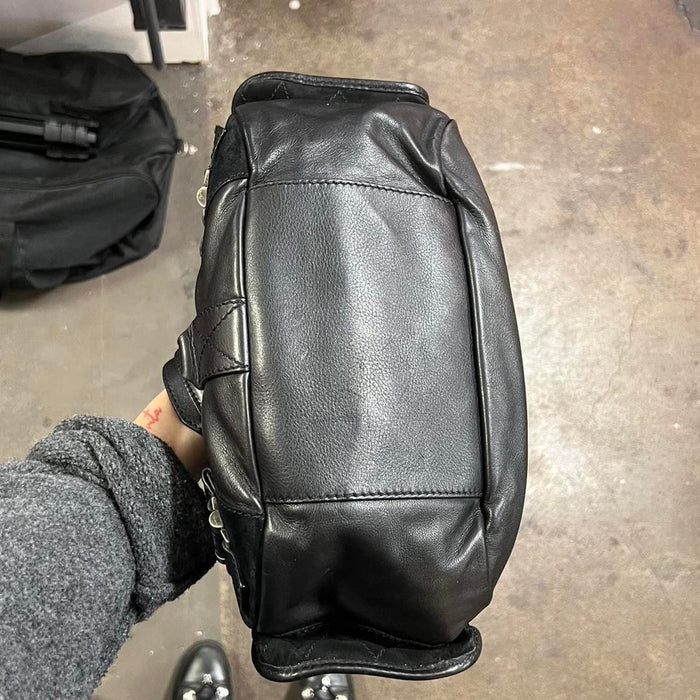 Christian Dior black rebelle hobo bag