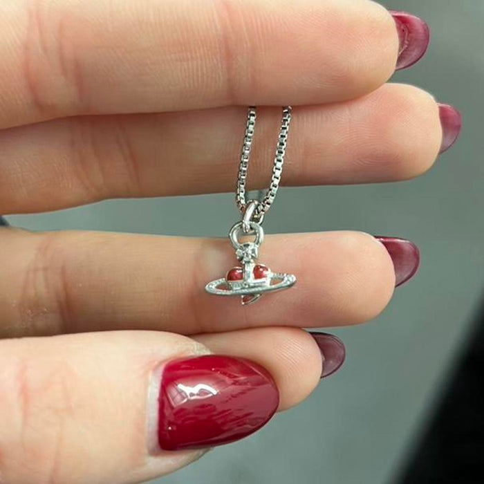Vivienne Westwood nano heart orb necklace
