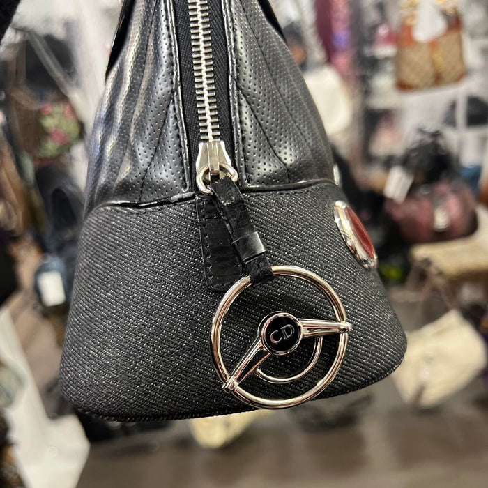 Christian Dior black Cadillac bag