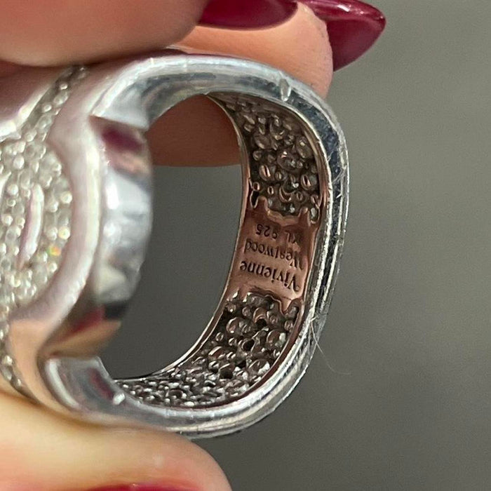 Vivienne Westwood crystal orb ring