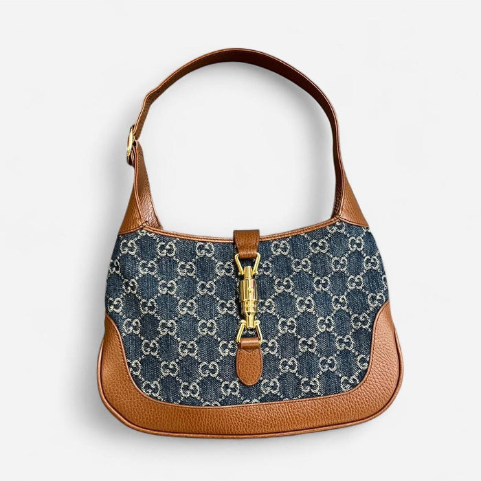 Gucci Jackie 1961 denim shoulder bag
