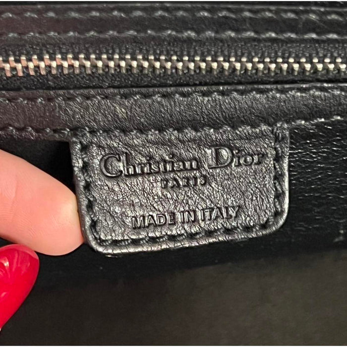 Christian Dior black shoulder bag