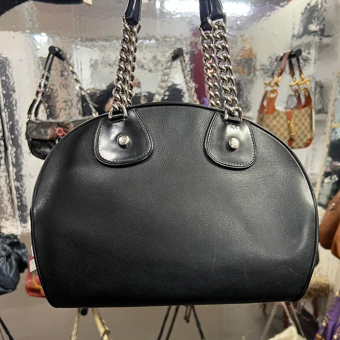 Christian Dior black gambler bag