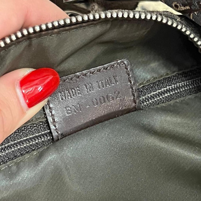 Christian Dior brown street chic XL hobo bag