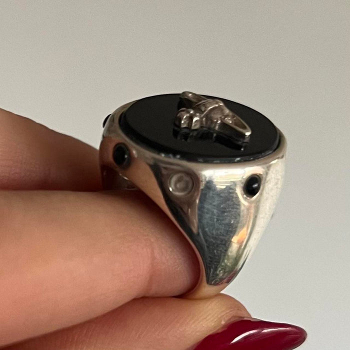 Vivienne Westwood vintage sterling silver signet ring