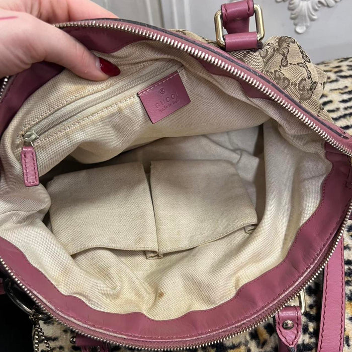 Gucci sukey pink bag
