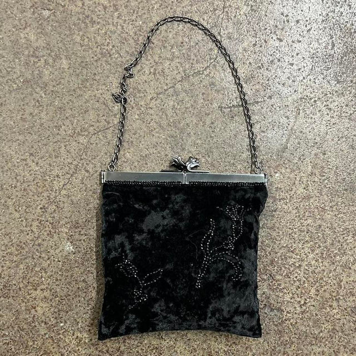 Prada velvet evening bag