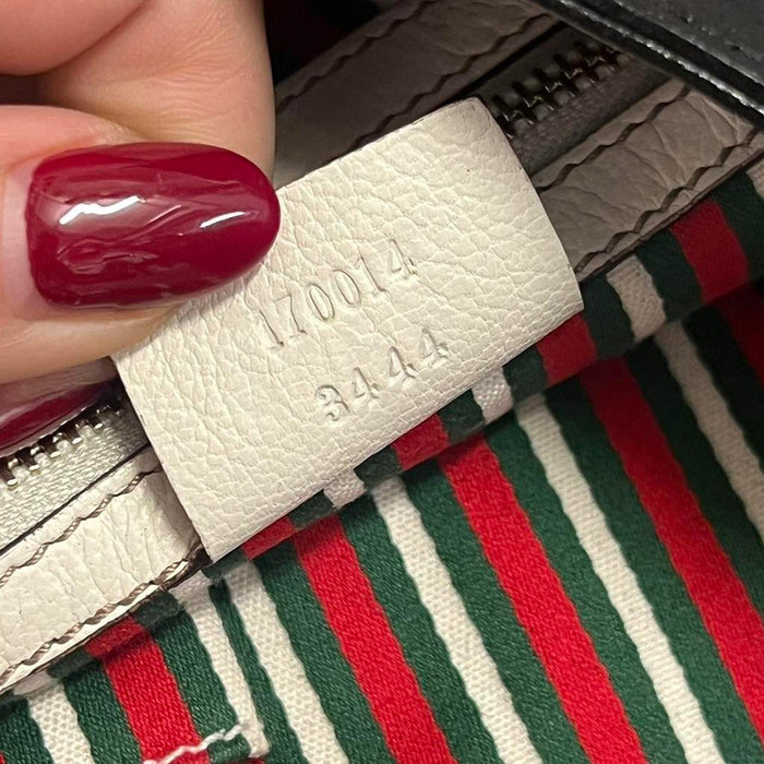 Gucci black leather horsebit bag