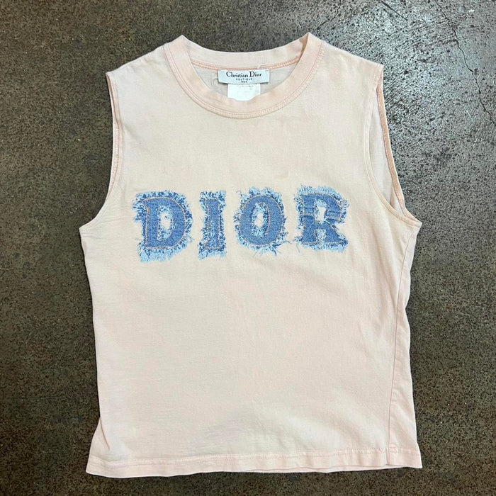 Christian Dior pink tank top