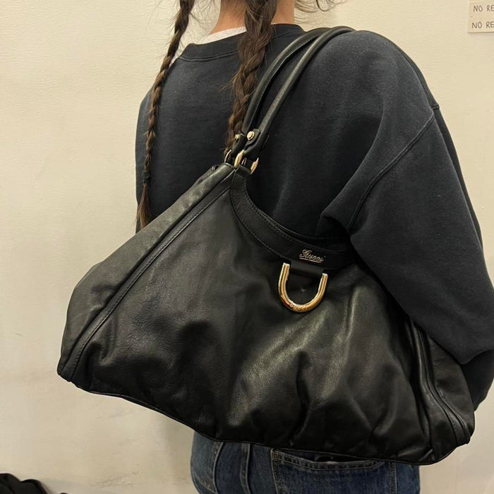Gucci abbey black shoulder bag