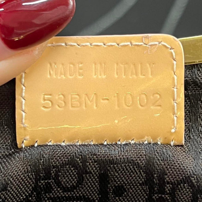 Christian Dior pink satin mini saddle bag