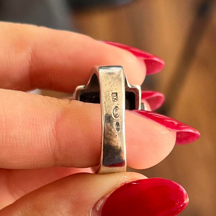 Vivienne Westwood vintage Sterling silver box ring