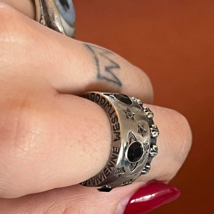 Vivienne Westwood vintage moon and stars ring