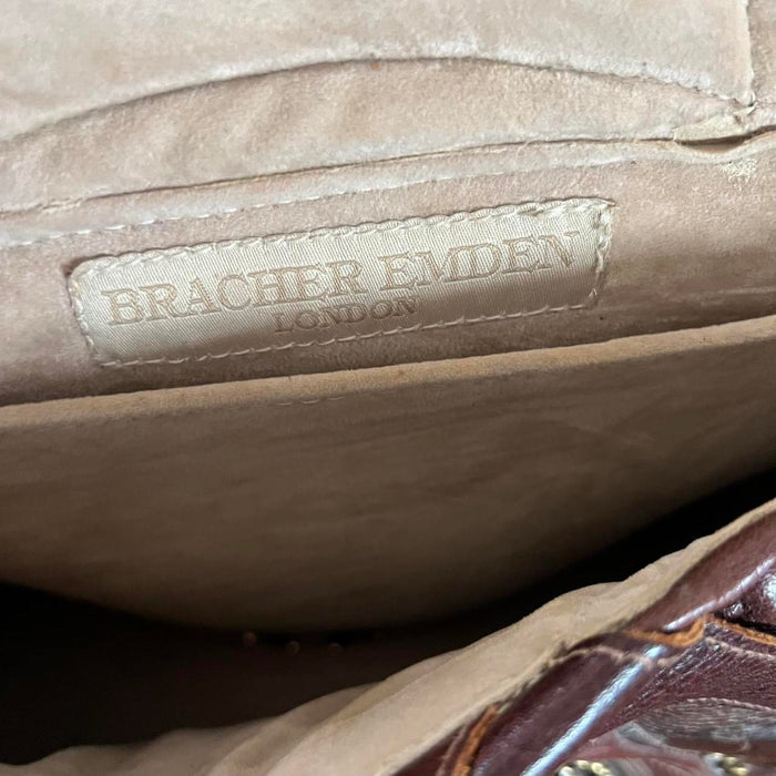 Bracher Emden large brown saddle bag