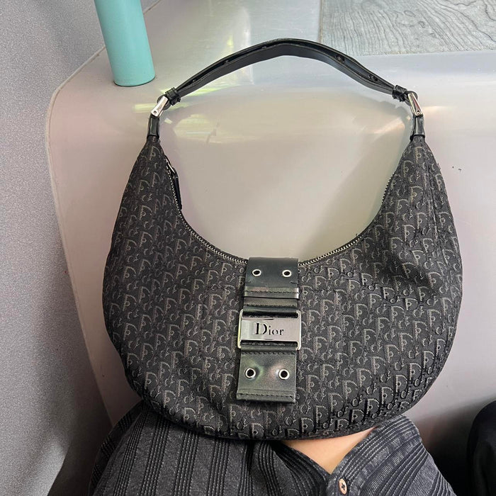 Dior Columbus black hobo mini shoulder bag