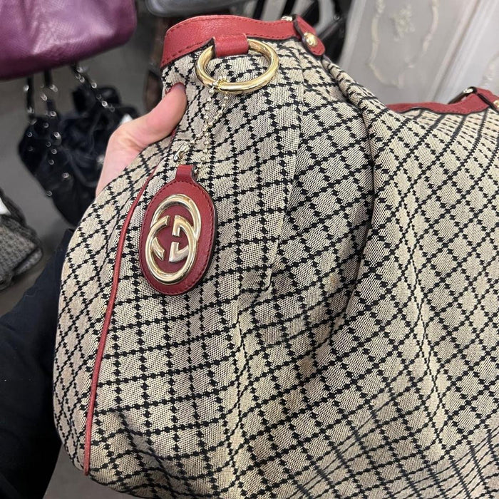 Gucci sukey diamanté shoulder bag