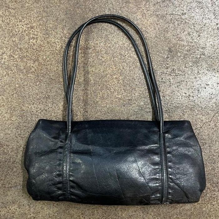 Miu Miu black leather shoulder bag