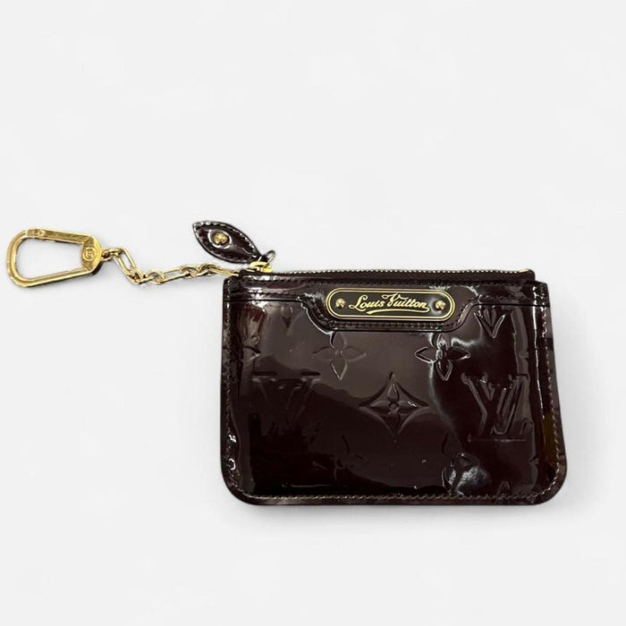 Louis Vuitton deep purple pochette key chain