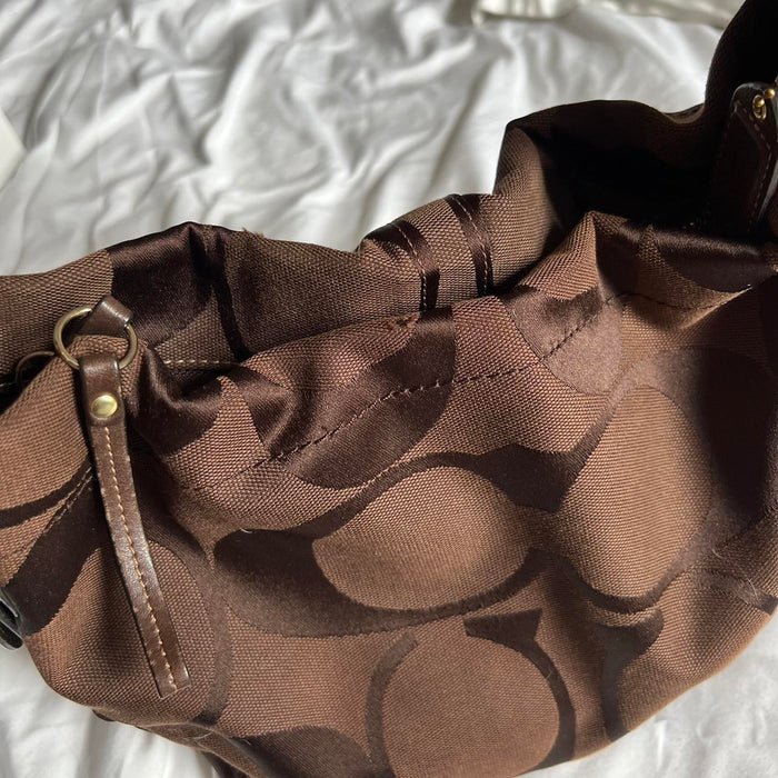 Coach brown shoulder bag