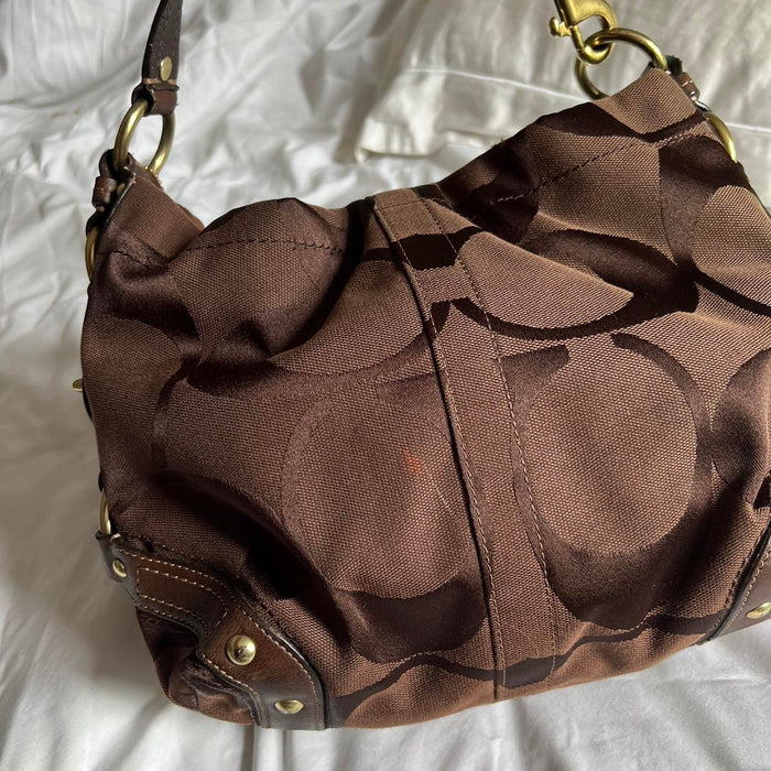 Coach brown shoulder bag