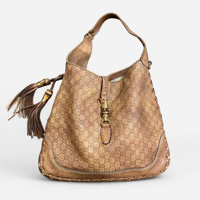 Gucci guccissima brown leather Jackie bag