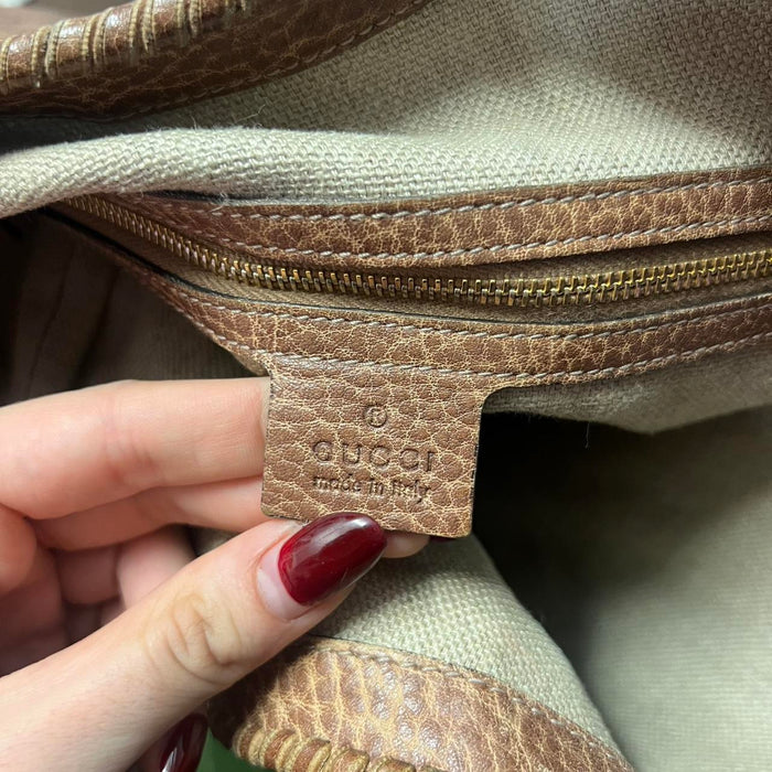 Gucci guccissima brown leather Jackie bag