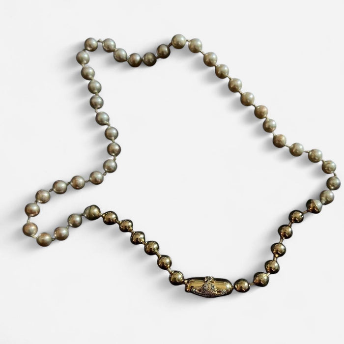 Vivienne Westwood pearl gold necklace