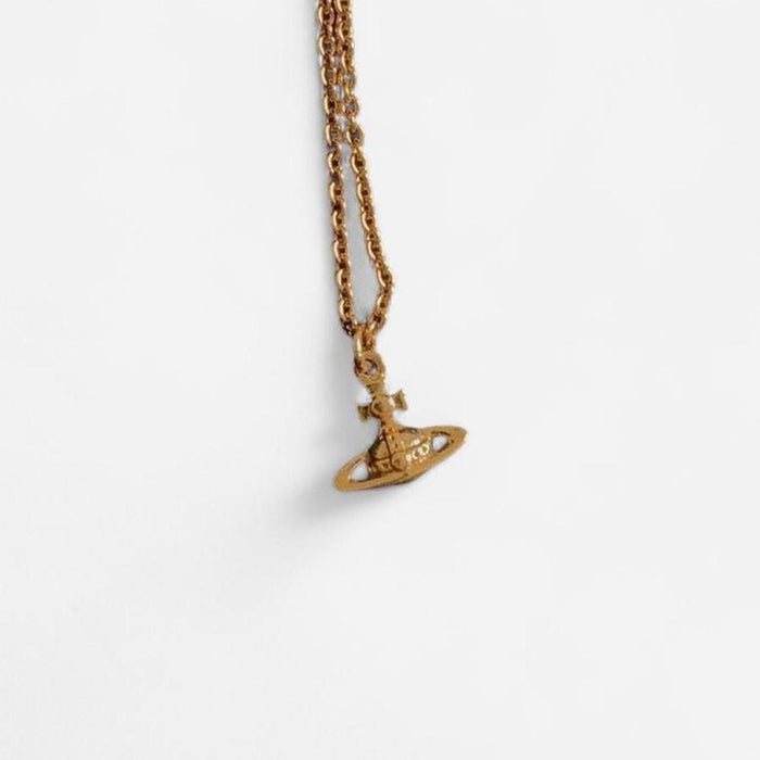 Vivienne Westwood gold mini orb necklace