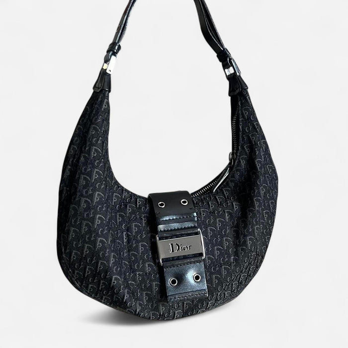 Dior Columbus black hobo mini shoulder bag