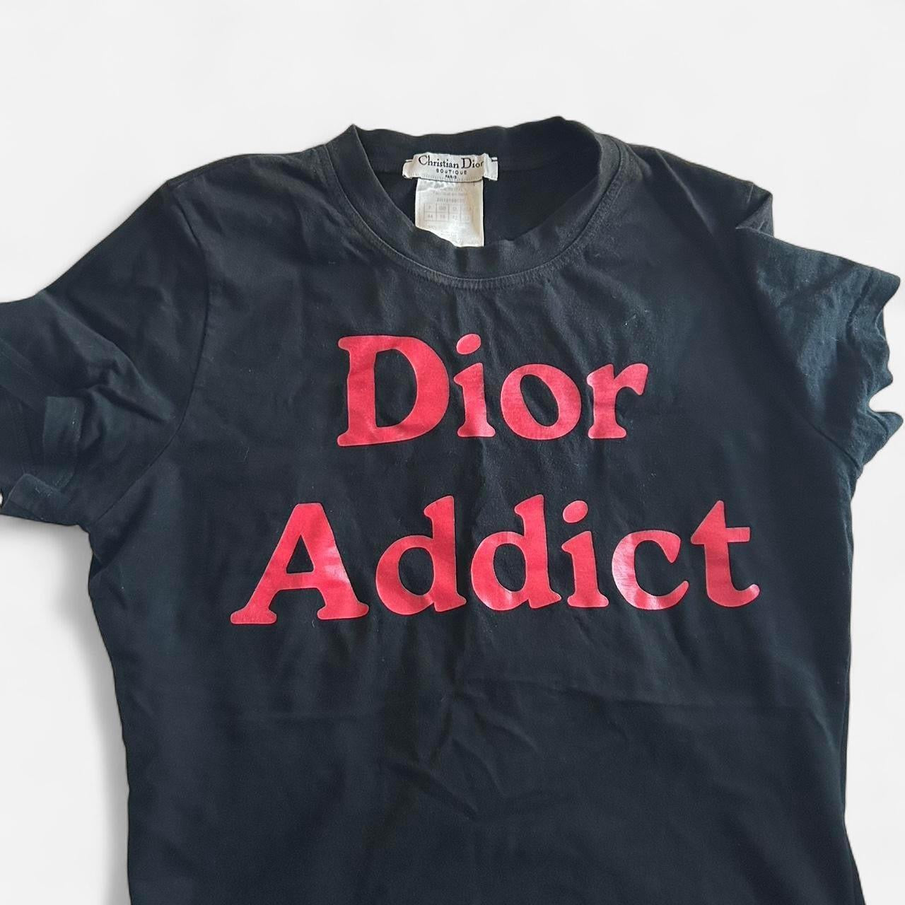 Dior addict black t Shirt– KOSHARCHIVE