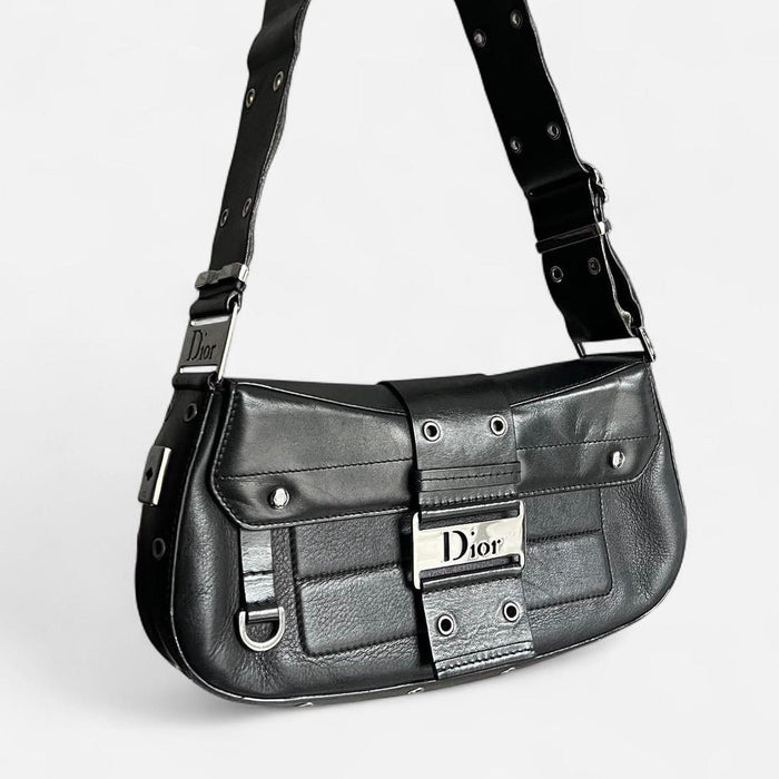 Dior street chic Columbus black shoulder bag