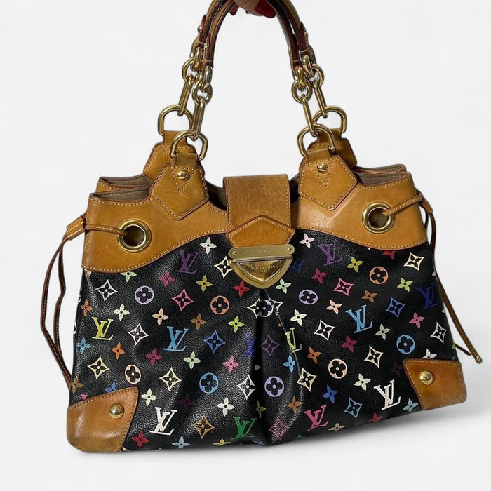 Louis Vuitton vintage black multicolour ursula shoulder bag