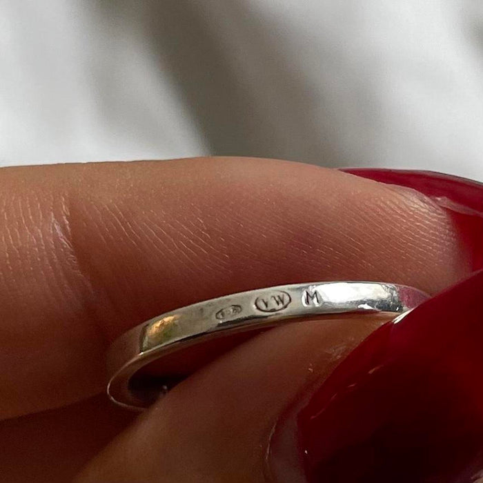 Vivienne Westwood silver peach orb signet ring