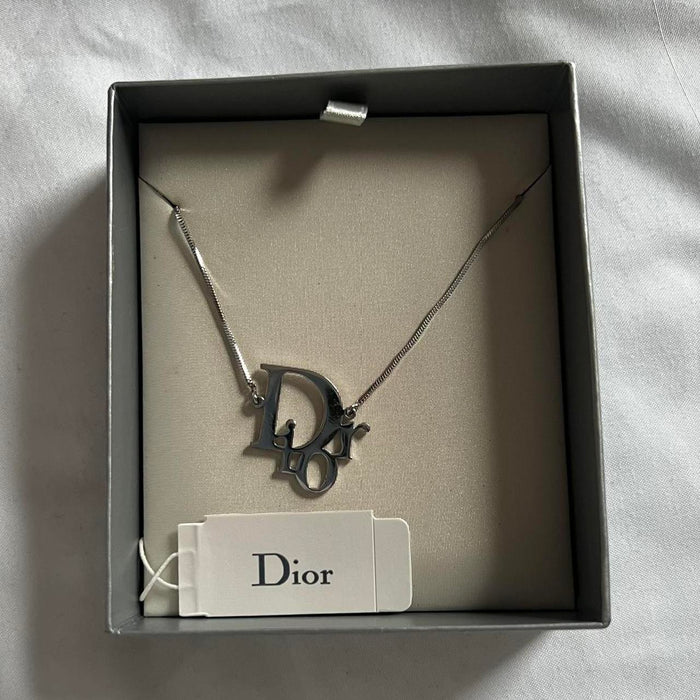 Christian Dior silver logo bracelet