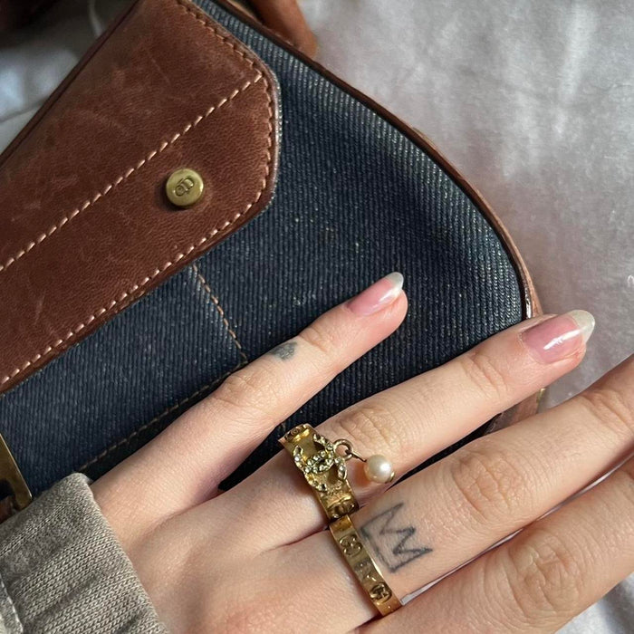 Chanel vintage gold ring