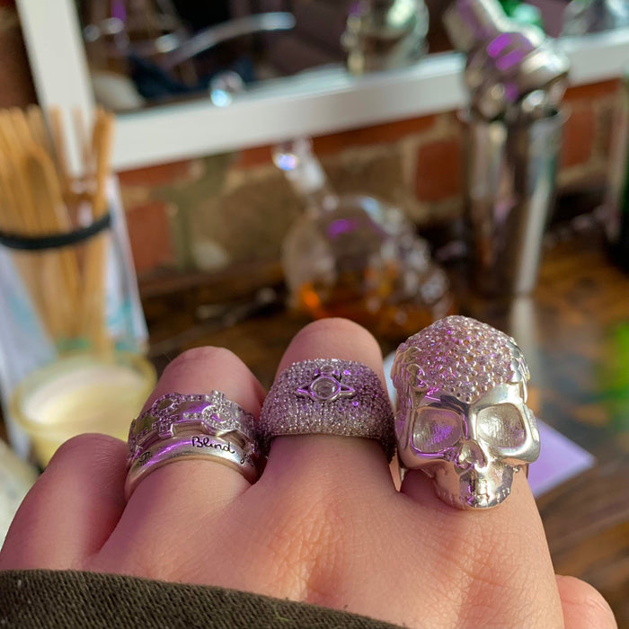 Vivienne Westwood vintage crystal skull ring– KOSHARCHIVE