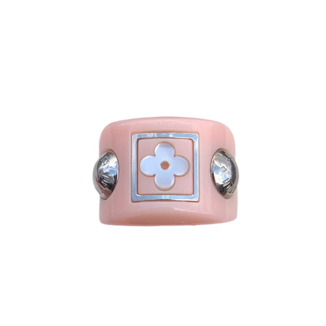 Louis Vuitton vintage pink resin ring– KOSHARCHIVE